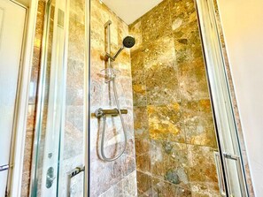 Bathroom with walk in shower