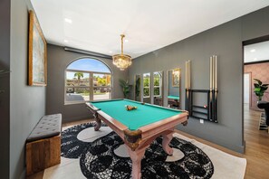 Enjoy your very own pool table!