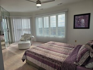 Master bedroom room ocean view deck