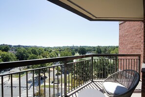 Uitzicht vanaf balkon