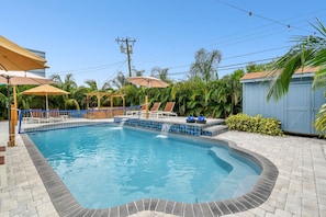 Lounge the day away or make a splash at the sparkling pool