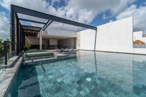 Escape the heat and cool off in our pristine swimming pool