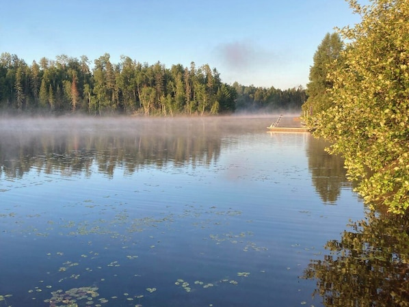 Lake and mist