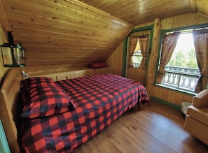 La chambre fermée avec balcon