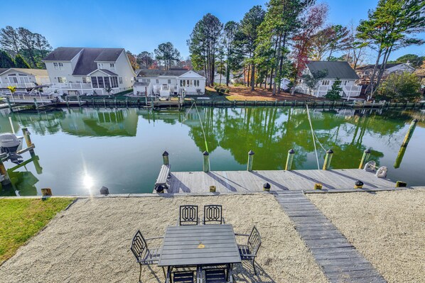 Ocean Pines Vacation Rental | 2BR | 2BA | 12 Steps to Enter | 1,024 Sq Ft