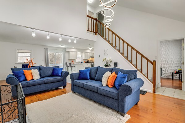 Long Pond Vacation Rental | 3BR | 2.5BA | Stairs Required | 2,042 Sq Ft