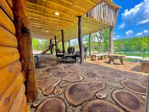 Custom Walnut Patio