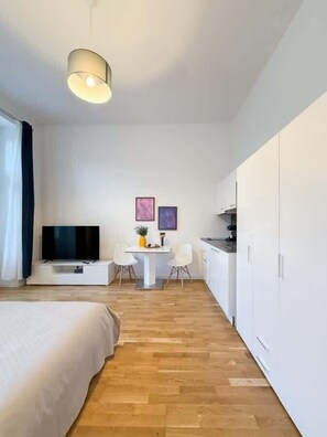 In the room is TV with Netflix and fully equipped kitchen
