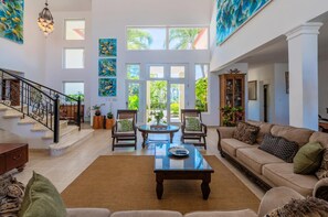 Mesmerizing ocean-front villa with sea-side jacuzzi and fire pit (4859)