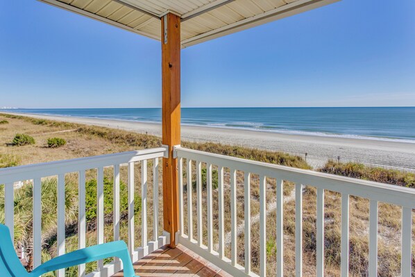 North Myrtle Beach Vacation Rental | 2BR | 2BA | Stairs to Enter | 980 Sq Ft
