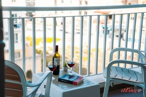 The Balcony with outdoor furniture