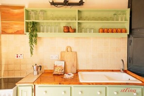 The kitchenette