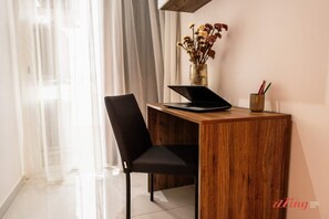 A workstation (in the bedroom)