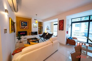 The open space living area