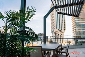 The outdoor space
