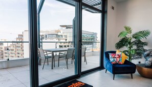 Living room with views (and balcony)