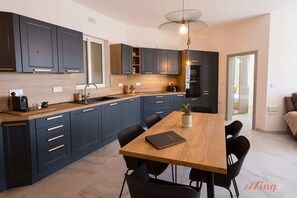 The Open Space Kitchen/Living/Dining