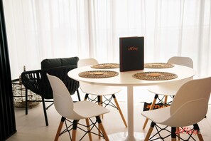 The dining room