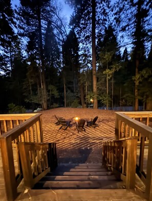 Exterior at night