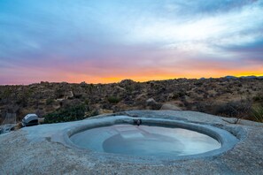 Natural Granite Hot Tub