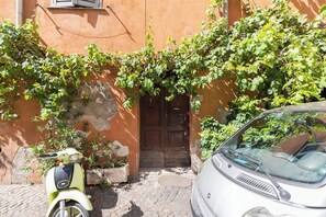 Fassade der Unterkunft