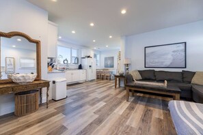 Living room and kitchen