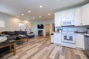 Kitchen and living room