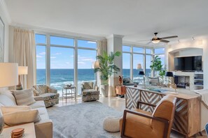 Elegant Coastal Living Space