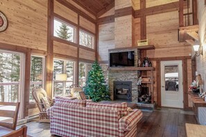 Living room with fireplace (1)