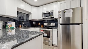 Refrigerator, Microwave, Oven, Indoors, Kitchen