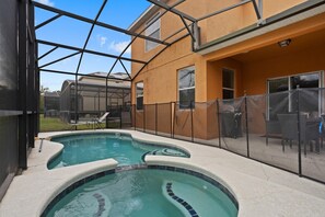 Enclosed Pool & Spa Area