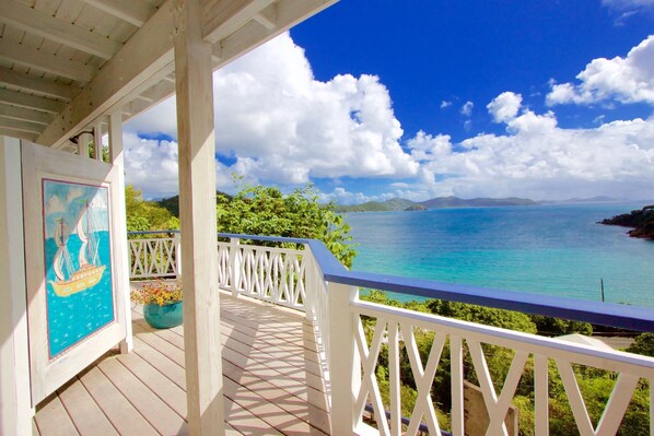 Balcony with great views