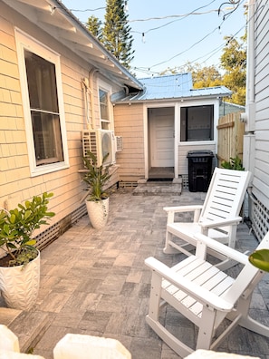 Private patio — perfect spot to relax after a day of exploring.
