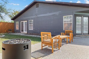 Backyard With Firepit