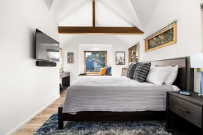 Primary Bedroom w/ California King Bed- Located on the main floor