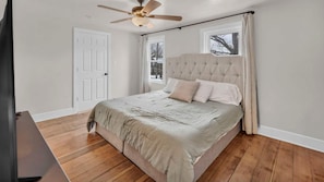 Drift into dreamland with soft linens and a cozy setup made for restful nights and lazy mornings. Sleep like you mean it!