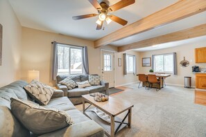 Living Room | Free WiFi | Central Heat | 1st Floor