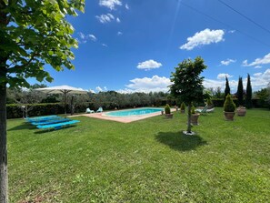 Garten, Rasen, Schatten, Landscaping, Schwimmbad, Park, Hazienda, Garten, Plantage, Resort