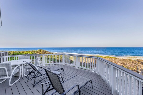 Enjoy a serene evening overlooking the Atlantic Ocean