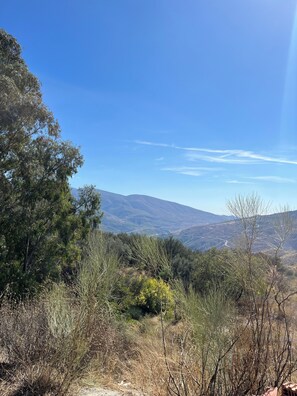 View across the hills
