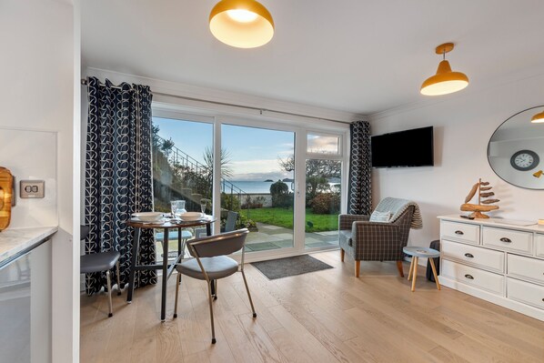 Direct beach access, Sea views