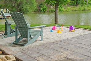 Water level in the summer💦 little kid sand box