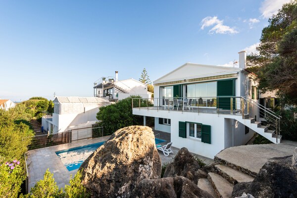 Encantadora Casa Addaia Con Piscina Privada & Amplia Terraza Con Hermosas Vistas - Menorca