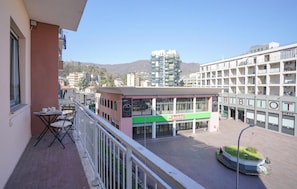 outside