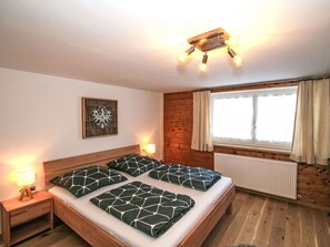 Furniture, Interior Design, Bed, Wood, Bedroom, Flooring, Floor, Ceiling, Bed Sheet, Room