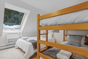 Third bedroom. Has a twin, a twin bunk bed, and a twin trundle to sleep up to 4!