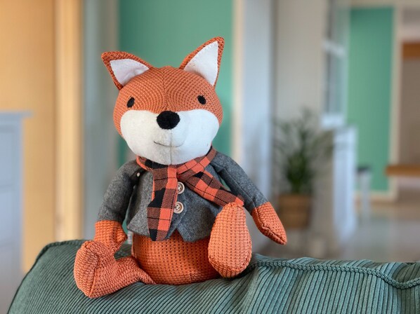 Unser Fuchs begrüsst Sie herzlich..