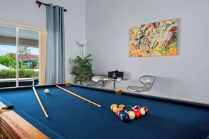 Game On! Enjoy hours of fun and friendly competition with a high-quality pool table, perfect for entertaining guests.