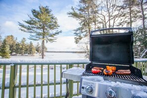 Grill right on the back deck for easy access