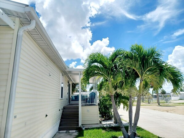 Entrance to Covered Patio 